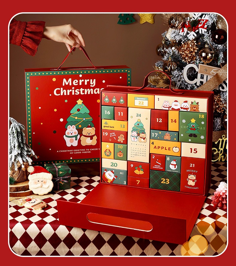 Christmas Countdown Calendar Gift Box