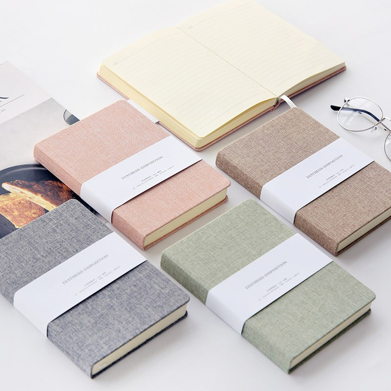 Linen Fabric Notebook
